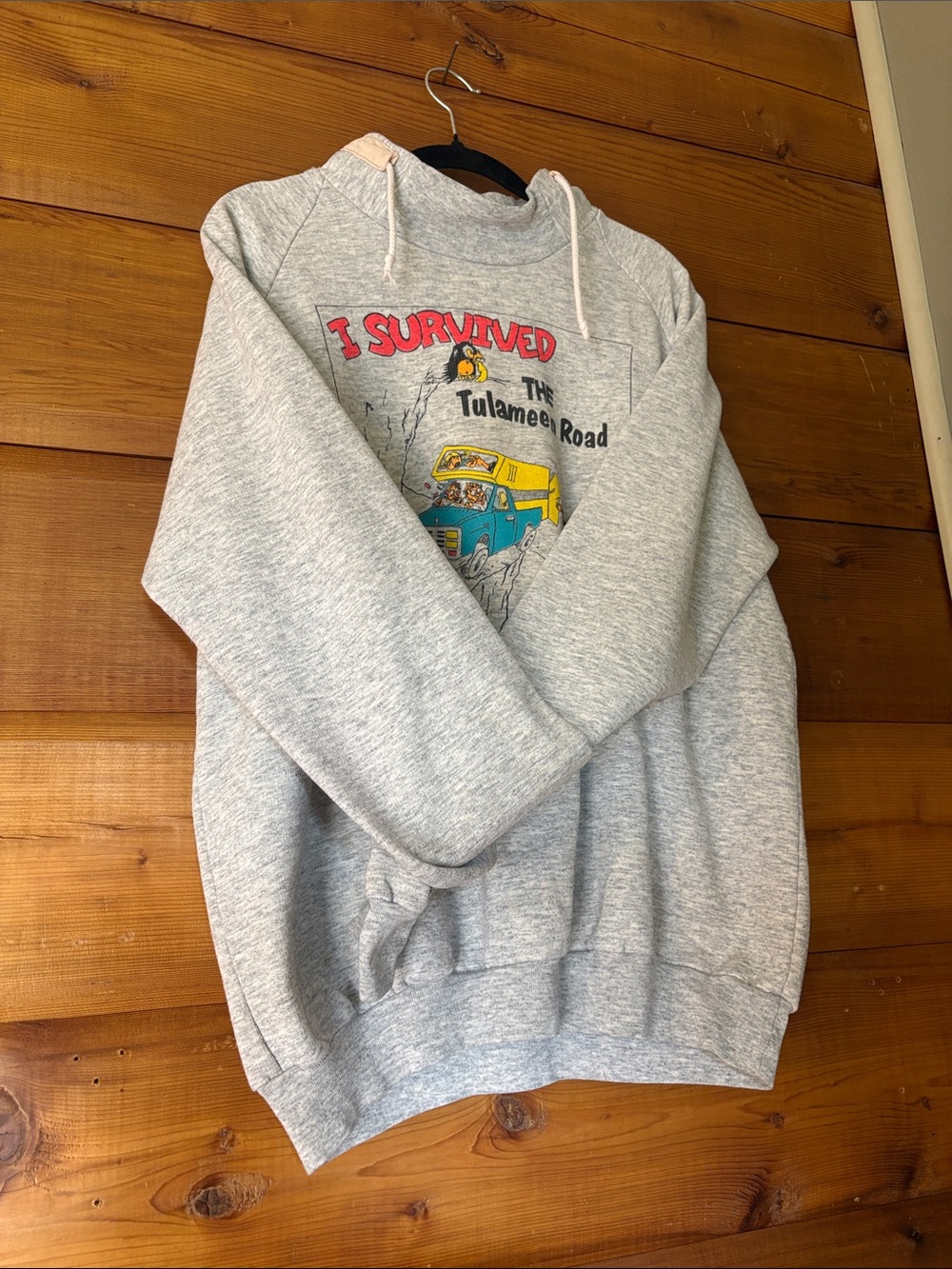 1990’s Penmans "I Survived the Tulameen Road & Tulameen, B.C." Large Hoodie